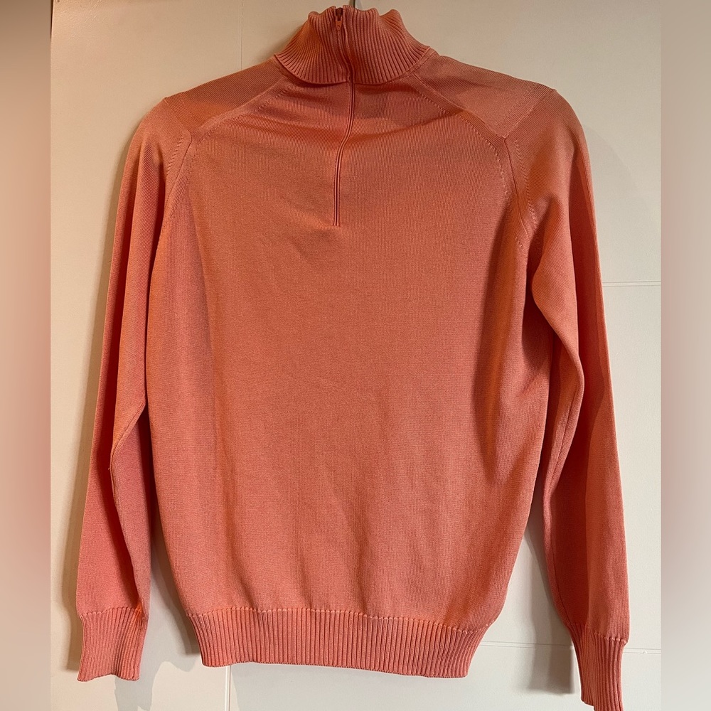 GIVENCHY SPORT Vintage Pink Turtleneck Top - Picture 5 of 6